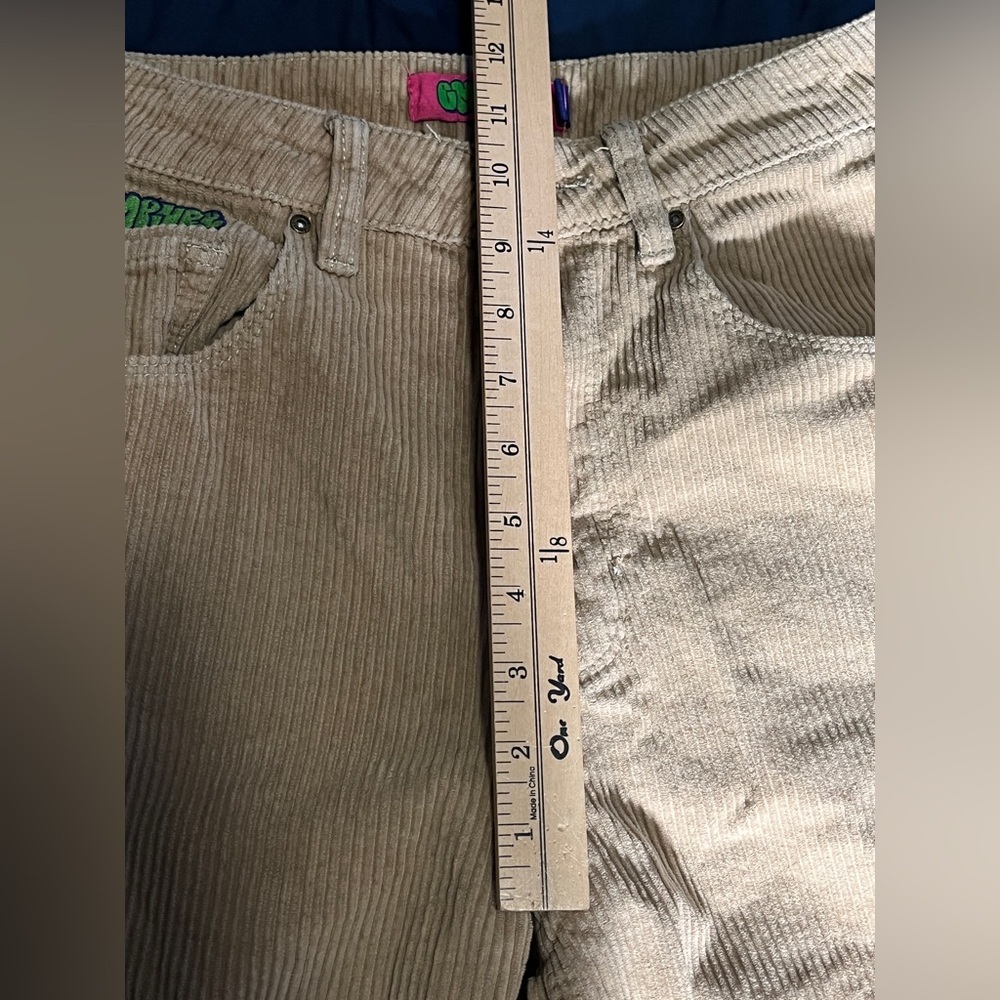 Empyre Girls Beige Corduroy Skate Pants sz 2 - Picture 10 of 12